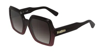 Longchamp Lo790s 604 Occhiali Da Sole Borgogna Per Donna