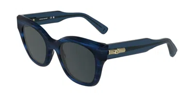 Longchamp Lo791s 407 Occhiali Da Sole Blu Per Donna