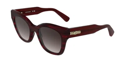 Longchamp Lo791s 614 Occhiali Da Sole Borgogna Per Donna
