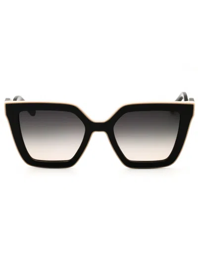 Longchamp Lo792s Sunglasses In Rose/grey Gradient