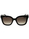 Longchamp Lo793s Sunglasses In Black/grey Gradient