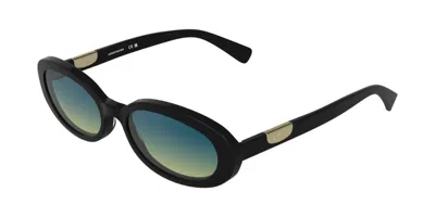 Longchamp Lo795s 001 Women's Sunglasses Black Size 54 In Red
