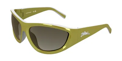 Longchamp Lo796s 744 Occhiali Da Sole Gialli Per Donna