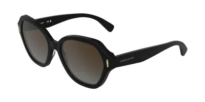 Longchamp Lo801s 001 Women's Sunglasses Black Size 56