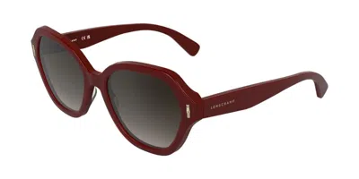 Longchamp Lo801s 601 Women's Sunglasses Burgundy Size 56