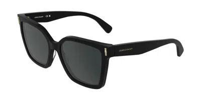 Longchamp Lo802s 001 Women's Sunglasses Black Size 55