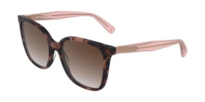 Longchamp Lo807s 690 Women's Sunglasses Tortoiseshell Size 55