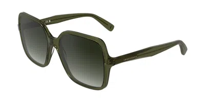 Longchamp Lo808s 319 Women's Sunglasses Green Size 57