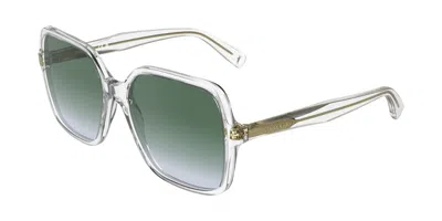 Longchamp Lo808s 900 Women's Sunglasses Clear Size 57 In Transparent