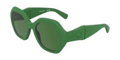 Longchamp Lo814s 303 Women's Sunglasses Green Size 55