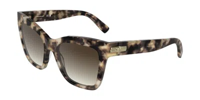 Longchamp Lo815s 231 Women's Sunglasses Tortoiseshell Size 54 In Brown Tortoise