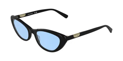 Longchamp Lo819s 001 Women's Sunglasses Black Size 54