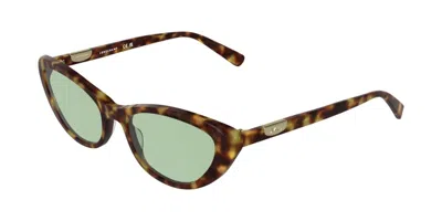 Longchamp Lo819s 230 Women's Sunglasses Tortoiseshell Size 54 In Dark Tortoise
