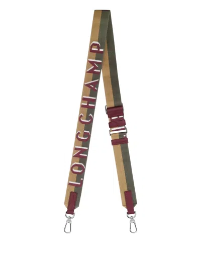Longchamp Logo-jacquard Canvas Shoulder Strap