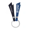 Longchamp Logo Key Ring In Black