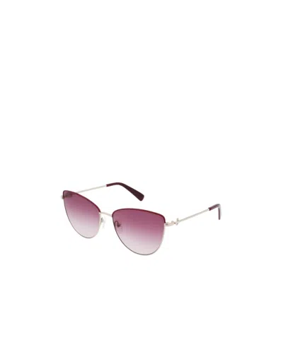 Longchamp Logo Sunglasses In Pink