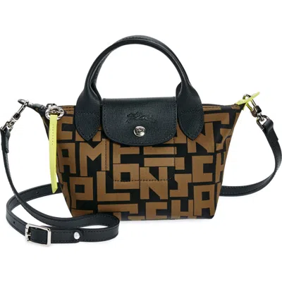 Khaki longchamp bag online