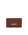 Longchamp Logo Wallet In Red