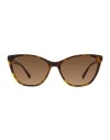 Longchamp Cat Eye Lo659s Sunglasses Woman Sunglasses Brown Size 57 Acetate