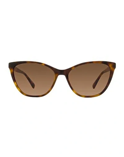 Longchamp Cat Eye Lo659s Sunglasses Woman Sunglasses Brown Size 57 Acetate