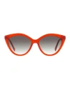 Longchamp Cat Eye Lo730s Sunglasses Woman Sunglasses Red Size 56 Acetate In Red