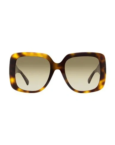 Longchamp Square Lo713s Sunglasses Woman Sunglasses Brown Size 53 Acetate