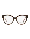 Longchamp Tea Cup Lo2714 Eyeglasses Woman Eyeglass Frame Brown Size 52 Acetate In Brown
