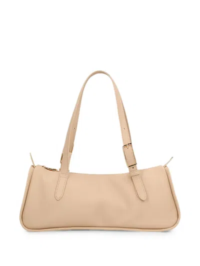 Longchamp Looong Buckle-strap Shoulder Bag In Neutral