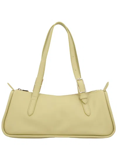Longchamp Looong Leather Shoulder Bag In Brown