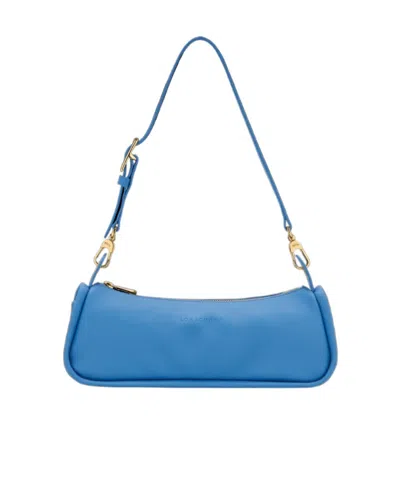 Longchamp Looong M Shoulder Bag In Blue