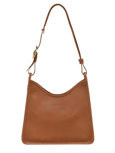 Longchamp M Le Foulonne Shoulder Bag In Brown