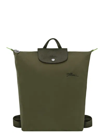 Longchamp Women's M Le Plaige Backpack In Green