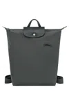 Longchamp Medium Le Pliage Backpack In Gray