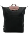 Longchamp M Le Pliage Backpack In Black