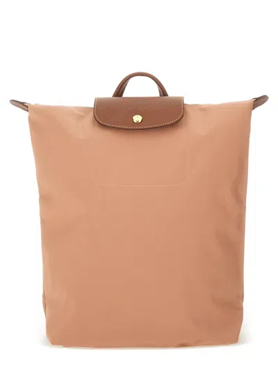Longchamp M Le Pliage Backpack In Pink