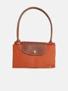 Longchamp 'm Le Pliage' Brick Tela Bag In Brown