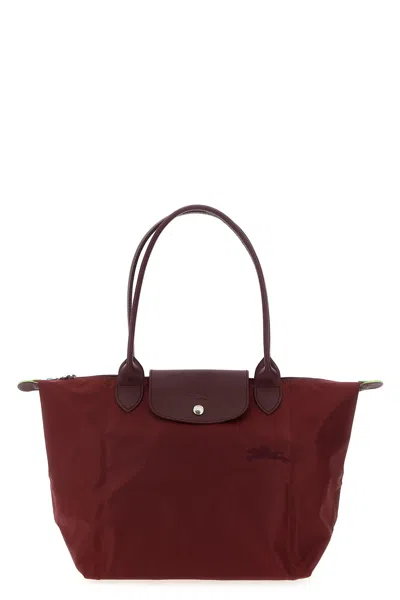 Longchamp 'm Le Pliage Green' Shoulder Bag In Burgundy