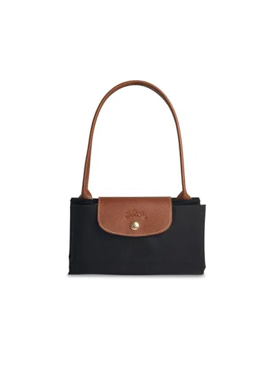 Longchamp 'm Le Pliage Original' Black Recycled Canvas Shoulder Bag