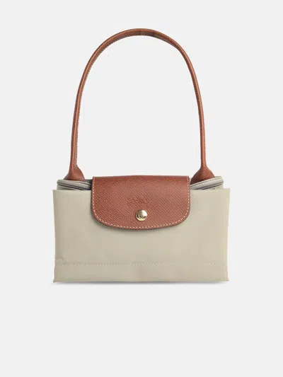Longchamp 'm Le Pliage Original' Shoulder Bag In Grey Green Recycled Tela In Gray