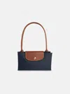 Longchamp 'm Le Pliage Original' Shoulder Bag In Marine Recycled Tela