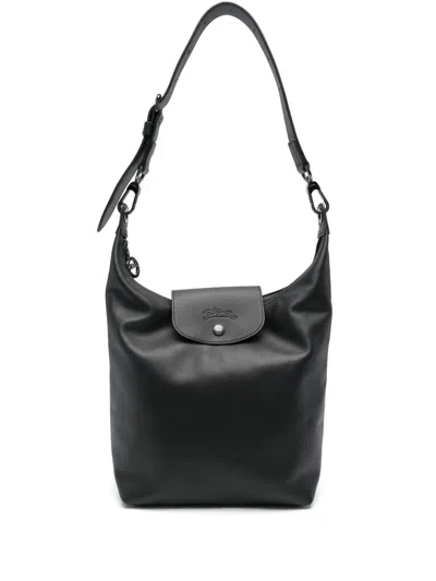 Longchamp M Le Pliage Xtra Shoulder Bag In Black