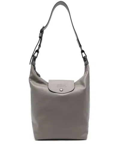 Longchamp M Le Pliage Xtra Shoulder Bag In Grey