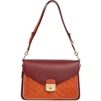 Longchamp Mademoiselle Shoulder Bag In Burgundy