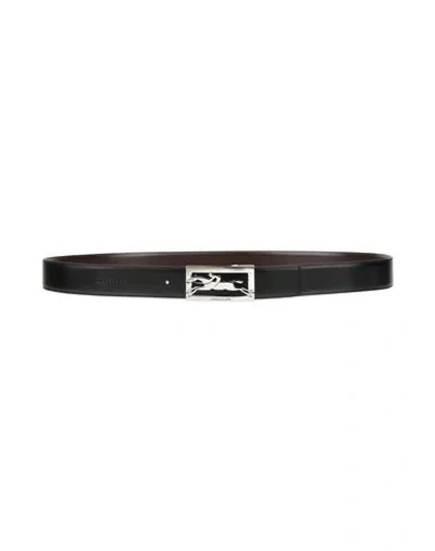 Longchamp Man Belt Black Size Onesize Cowhide