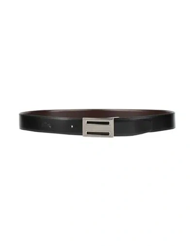 Longchamp Man Belt Black Size Onesize Cowhide