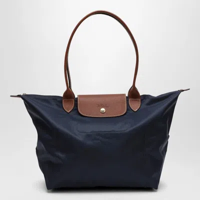 Longchamp Le Pliage Original Large Tote In Blue