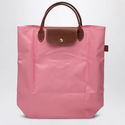 Longchamp Marshmallow-coloured Shopping Bag M Le Pliage Original In Pink