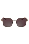 Longchamp Medallion 56mm Butterfly Sunglasses In Multi
