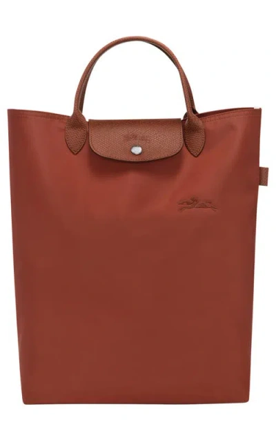 Longchamp Medium Cabas Replay Recycled Canvas Tote In Chtaigne