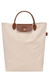 Longchamp Medium Cabas Replay Recycled Canvas Tote In Paper